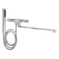 Смеситель для ванны длинный Millano Strong букса 1/2" ML 220-90 ST                                  