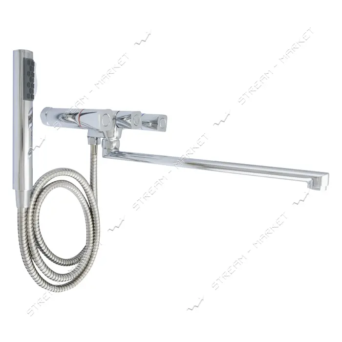 Смеситель для ванны длинный Millano Strong букса 1/2" ML 220-90 ST