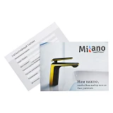 Смеситель для кухни Millano Terrano ухо ML 40-30-90 TE букса 1/2"                                   