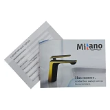 Смеситель для ванны длинный Millano Terrano ML 220-90 TE букса 1/2"