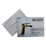 Смеситель для ванны длинный Millano Classic ML 220-90 CL букса 1/2"