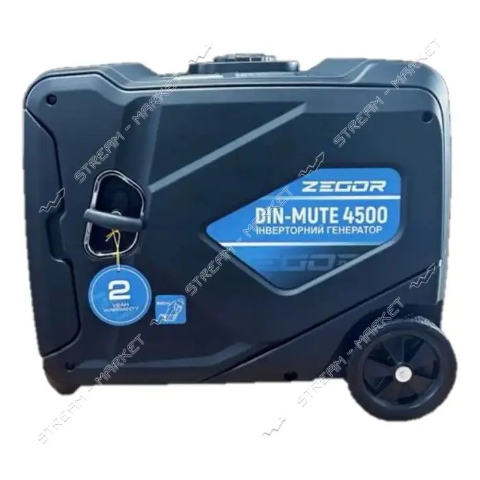 Генератор бензиновый Zegor DIN-MUTE 4500 инверторный 4.5 кВт 4-х тактный ручной/электро запуск      