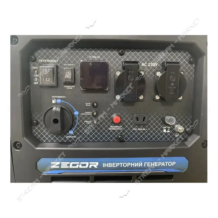 Генератор бензиновый Zegor DIN-MUTE 4500 инверторный 4.5 кВт 4-х тактный ручной/электро запуск      