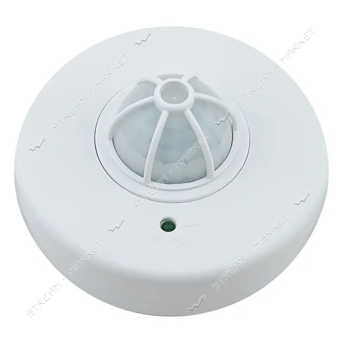 Датчик движения Techno Systems ДР 013 1200Вт 120-360 градусов 6м IP20 белый                         