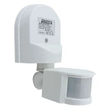 Датчик движения Techno Systems ДР 02 1200Вт 180 градусов 12м IP44 белый                             