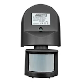 Датчик движения Techno Systems ДР 02 1200Вт 180 градусов 12м IP44 черный