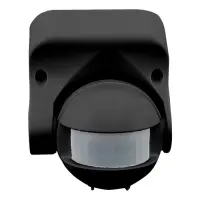 Датчик движения Techno Systems ДР 06 1200Вт 180 градусов 12м IP44 черный                            
