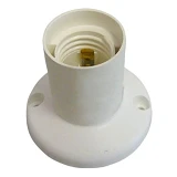 Патрон прямой Techno Systems пластик Е27 белый                                                      