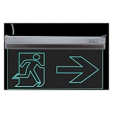 Светильник эвакуационный Techno Systems S503 ACRYLIC LED 3W GRAVING Вказівник двері праворуч