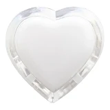Ночник Сердце Lemanso 3 LEDx0.5W/NL4 белый