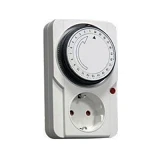 Розетка с таймером Lemanso LM660 16А суточный управление механическое дискретность 15мин            