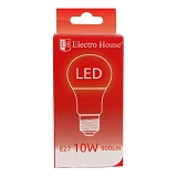Лампа светодиодная Electro House EH-LMP-12403 10W E27 220хG45 4100K 900Lm шар                       