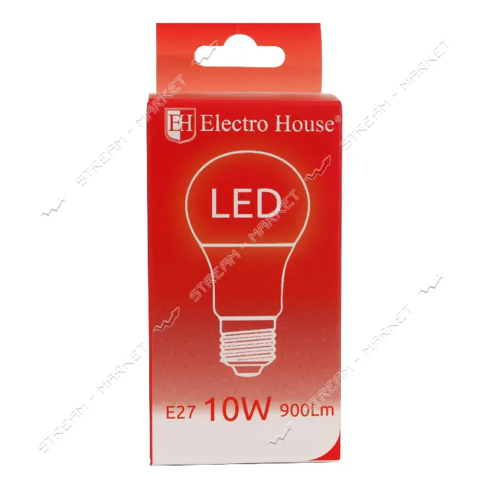 Лампа светодиодная Electro House EH-LMP-12403 10W E27 220хG45 4100K 900Lm шар                       
