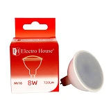 Лампа светодиодная Electro House EH-LMP-8MR16 8W MR16 4100K 720Lm                                   