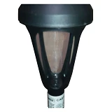 Светильник газонный на солнечных батареях Lemanso CAB82/CAB122/CAB78 40см/ 8х8см IP44 черный        