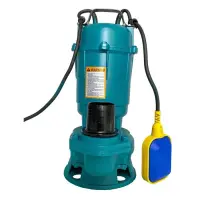 Насос дренажно-фекальный Zegor BQD1100F 1.1kw H10м Q10м.куб/ч кабель 8м с поплавк чугун корпус      