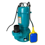 Насос дренажно-фекальний Zegor BQD1100F 1.1kw H10м Q10м.куб/год кабель 8м з поплав чавун корпус