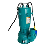 Насос дренажно-фекальный Zegor BQD1500DF 1.5kw H9м Q17м.куб/ч кабель 8м с поплавк и нож чугун корп