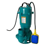 Насос дренажно-фекальный Zegor BQD1500DF 1.5kw H9м Q17м.куб/ч кабель 8м с поплавк и нож чугун корп