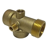 Пятиходовая муфта Zegor WT-090  90мм 1"Мx1"Fx1"Fx1/4"Mx1/4"F                                        
