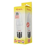 Лампа светодиодная SOKOL C37 свеча 6W 4100К Е27                                                     