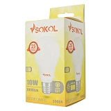 Лампа светодиодная SOKOL A60 10W 3000К E27