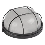 Светильник Lemanso BL-1362 круг металлический 20W IP54 с решеткой черный                            