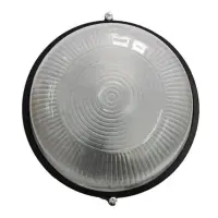 Светильник Lemanso BL-1352 круг металлический 60W IP54 черный                                       