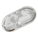 Светильник Lemanso LED Атлас 12W 900lm 6500K IP65 ЖКХ овал белый