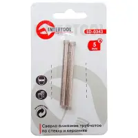 Коронки трубчатые по стеклу и керамике Intertool SD-0343 5мм 2шт                                    