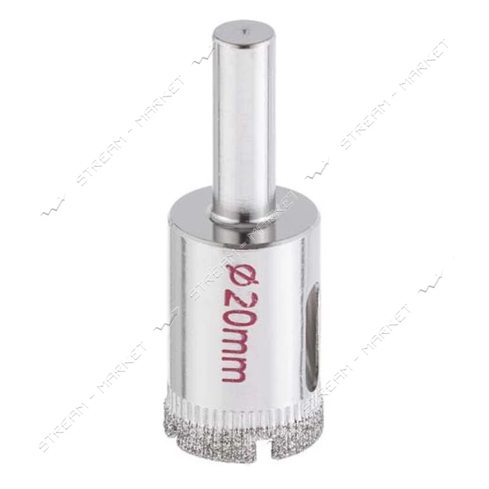 Коронки трубчатые по стеклу и керамике Intertool SD-0353 20мм