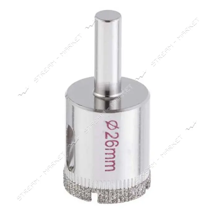 Коронки трубчатые по стеклу и керамике Intertool SD-0357 26мм