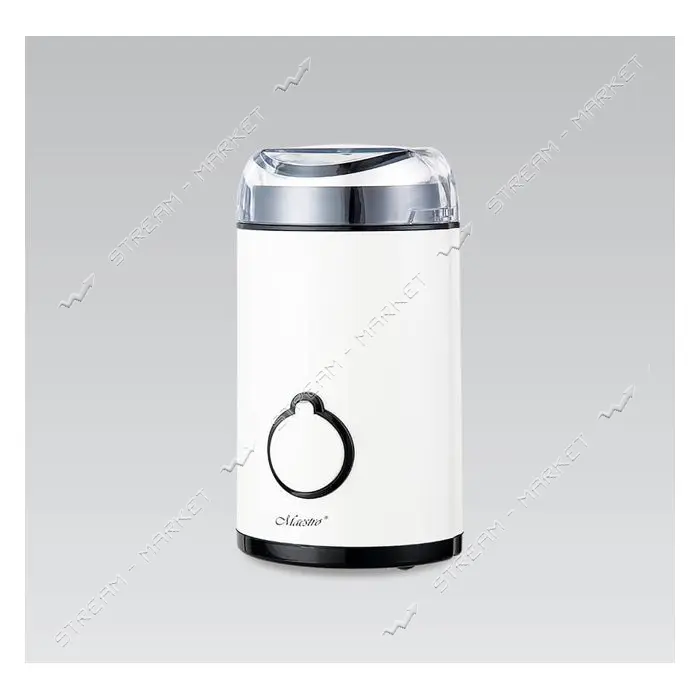 Кофемолка Maestro MR-452-WHITE 180Вт металл 50г                                                     