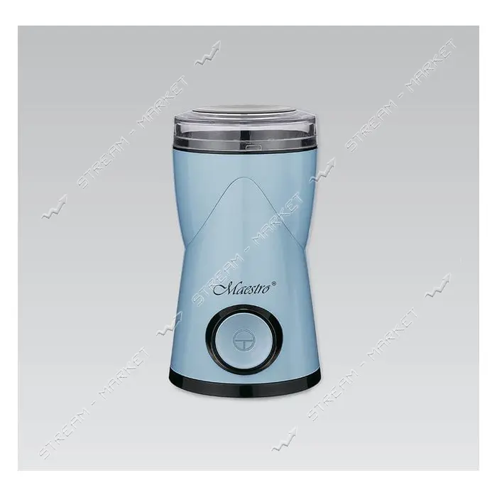 Кофемолка Maestro MR-453-BLUE 180Вт металл 60г