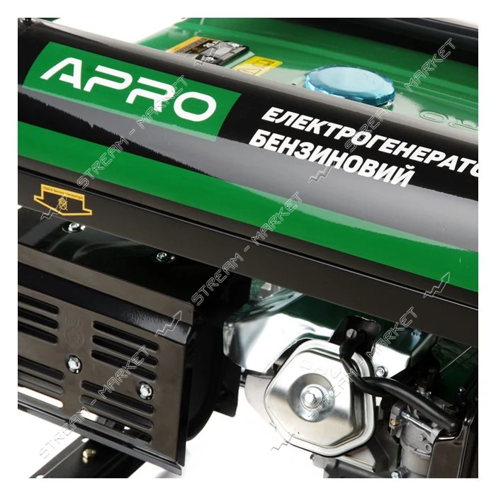 Генератор бензиновый Apro 852108 4-х тактный GG-50Е 5.0/5.5кВт электро запуск
