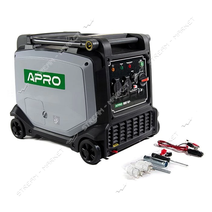 Генератор бензиновий Apro 852113 4-х тактный инверторный IG-35Е 3.5/3.8кВт электро запуск