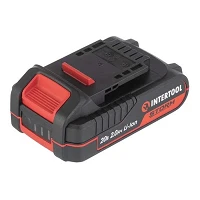 Аккумулятор Intertool WT-0340 20В Li-ion 2Ач индикатор уровня заряда                                
