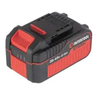 Аккумулятор Intertool WT-0341 20В Li-ion 4Ач индикатор уровня заряда                                