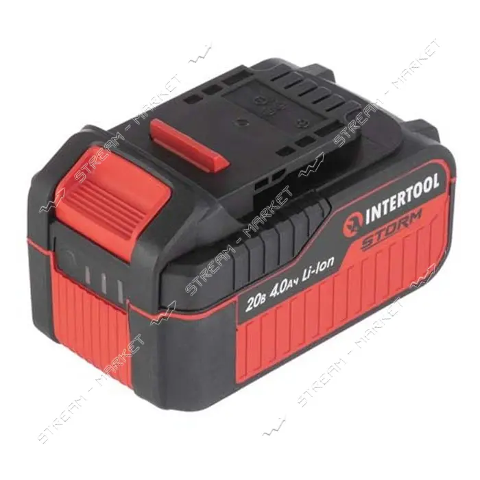 Аккумулятор Intertool WT-0341 20В Li-ion 4Ач индикатор уровня заряда