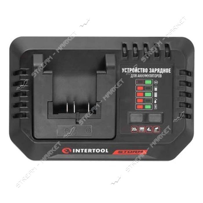 Зарядное устройство для аккумуляторов Intertool WT-0345 Li-ion 20В ток заряда 4А