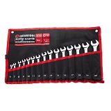 Набор ключей комбинированных Intertool XT-1514 15шт 6-22мм PROF DIN3113                             