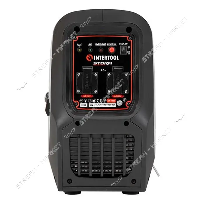 Генератор инверторный Intertool DT-1320 бензин 1.8/2кВт 220В 4л ручной старт медная обм STORM       
