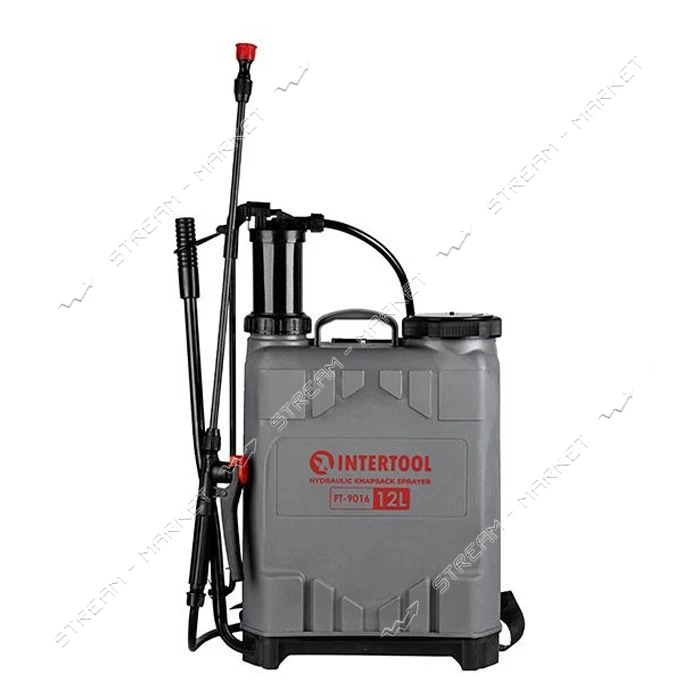 Опрыскиватель Intertool FT-9016 гидравлический ранцевой 16л