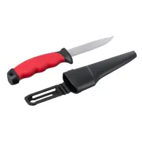 Нож Intertool HT-0536 100мм с чехлом                                                                