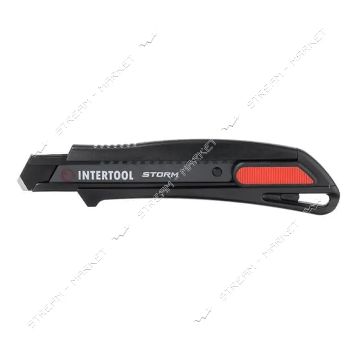 Нож сегментный Intertool HT-0537 мультифункциональный 18мм металлическая направляющая STORM