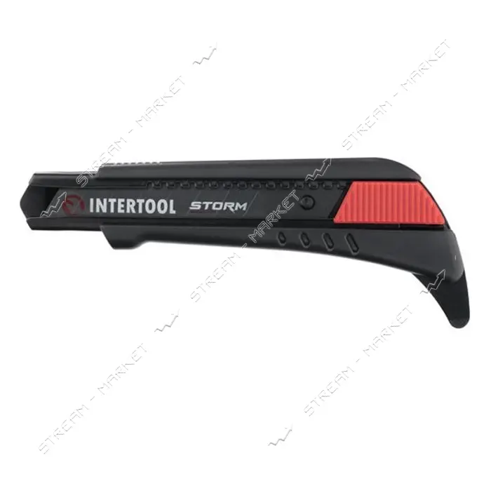 Нож сегментный Intertool HT-0538 для линолеума 18мм металлическая направляющая STORM