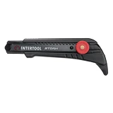 Нож сегментный Intertool HT-0539 для линолеума 18мм металлическая направляющая STORM