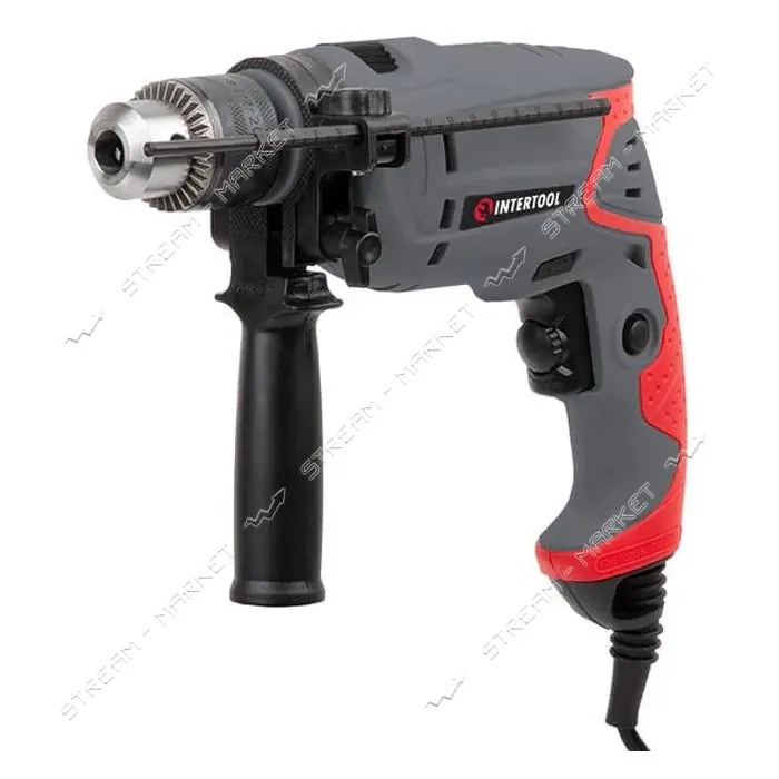 Дрель ударная Intertool DT-0107 550Вт 0-2800об/мин 1.5-13мм реверс плавная регулировка