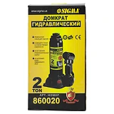 Домкрат гидравлический Sigma 6101021 860020 бутылка 2т                                              
