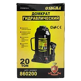 Домкрат гидравлический Sigma 6101201 860200 бутылка 20т